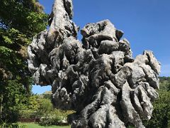 11A An unusual shaped large rock known as Chinese Scholars Rocks Chinese Garden Royal Botanical Hope Gardens Kingston Jamaica